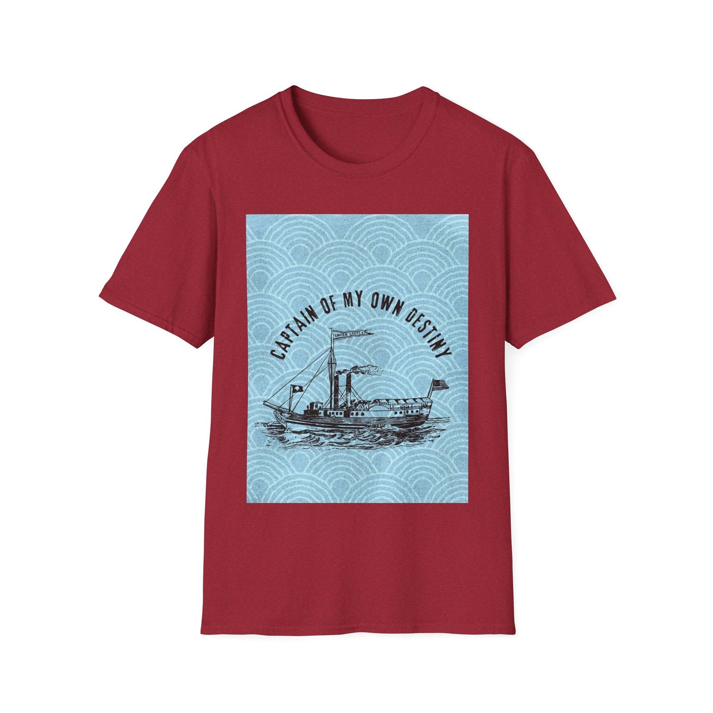 Captain of My Own Destiny T-Shirt | Inspirational, Nautical Tees, Gifts for Sailors, Motivational Apparel, Beachwear