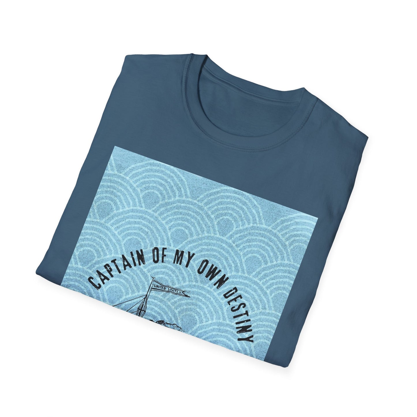 Captain of My Own Destiny T-Shirt | Inspirational, Nautical Tees, Gifts for Sailors, Motivational Apparel, Beachwear