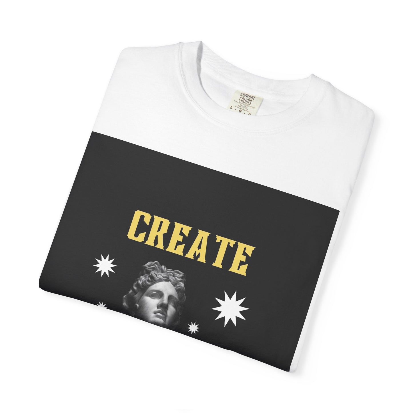 Creative Vibe T-Shirt with Retro Design, Perfect for Art Lovers, Casual Wear, Gifts for Artists, Unique Graphic Tee