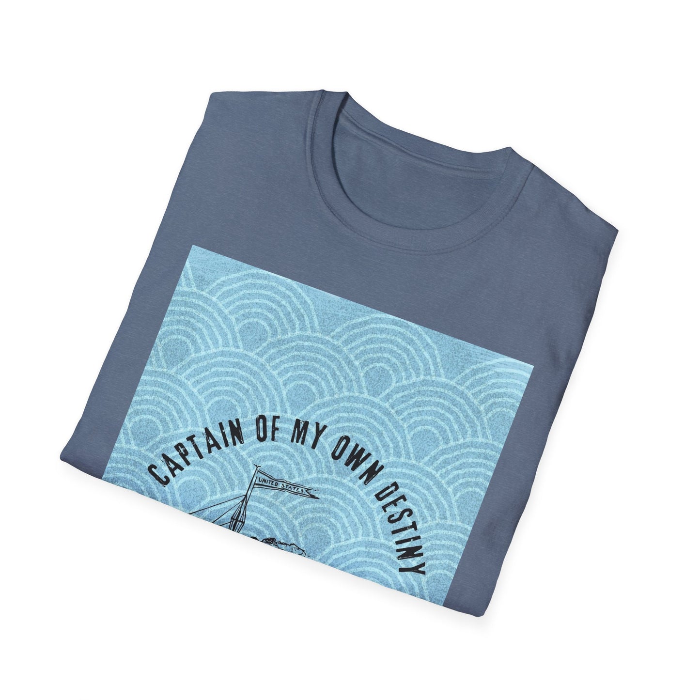 Captain of My Own Destiny T-Shirt | Inspirational, Nautical Tees, Gifts for Sailors, Motivational Apparel, Beachwear