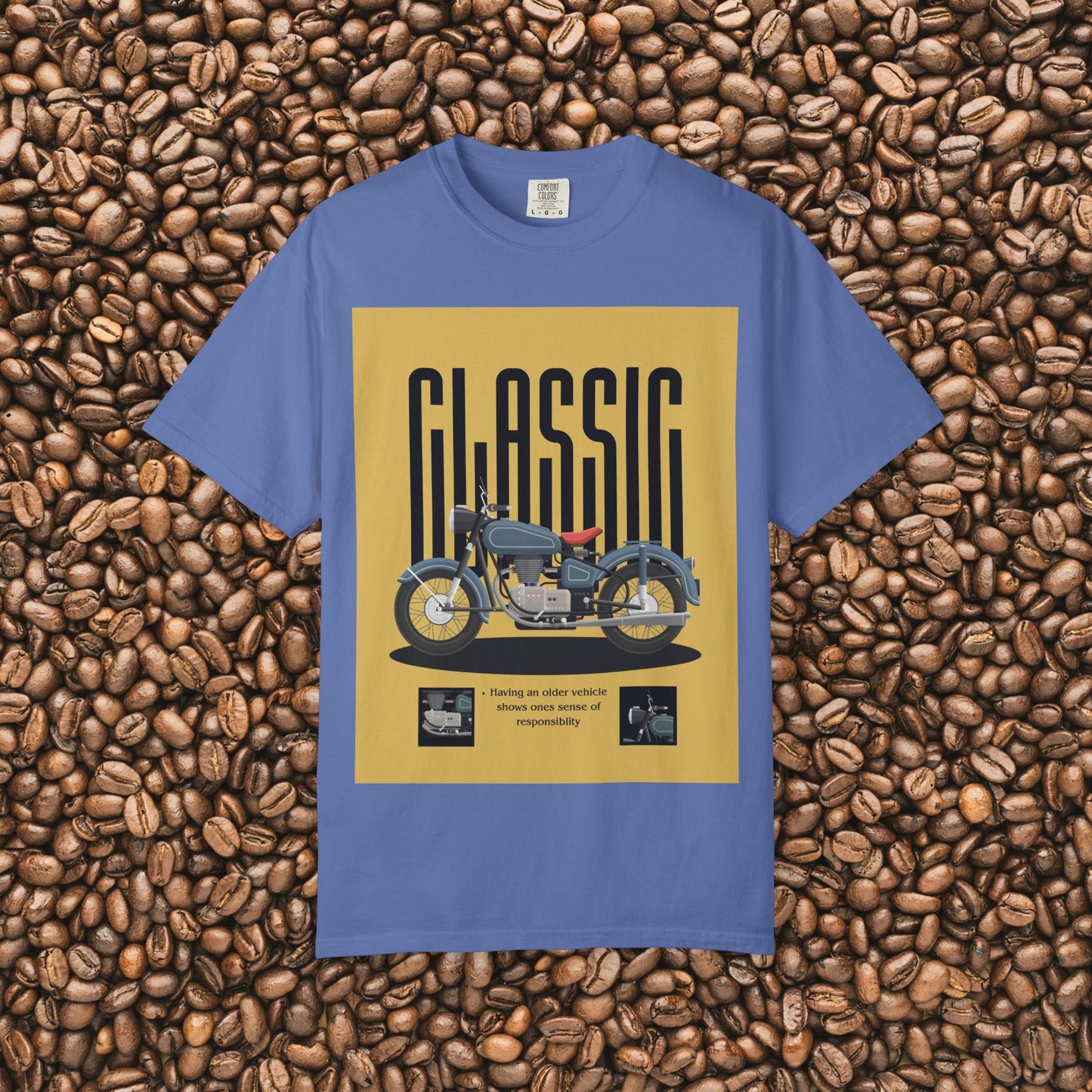 Classic Motorcycle Graphic T-Shirt - Vintage Style Tee, Unisex Gift, Biker Apparel, Casual Wear, Retro Fashion