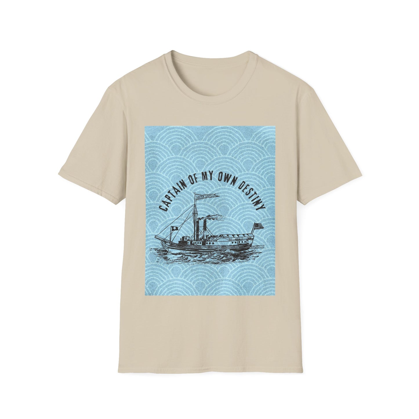 Captain of My Own Destiny T-Shirt | Inspirational, Nautical Tees, Gifts for Sailors, Motivational Apparel, Beachwear