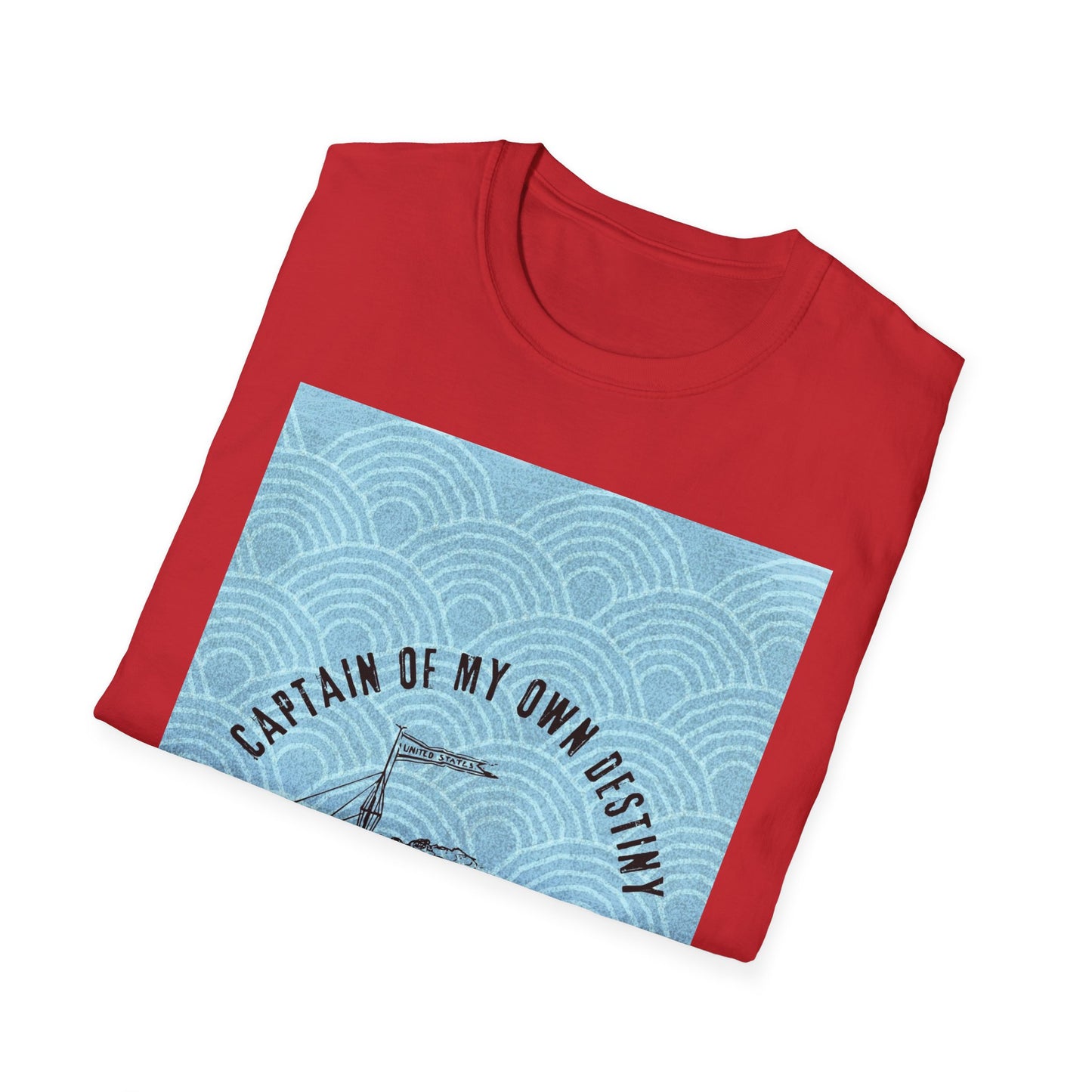 Captain of My Own Destiny T-Shirt | Inspirational, Nautical Tees, Gifts for Sailors, Motivational Apparel, Beachwear