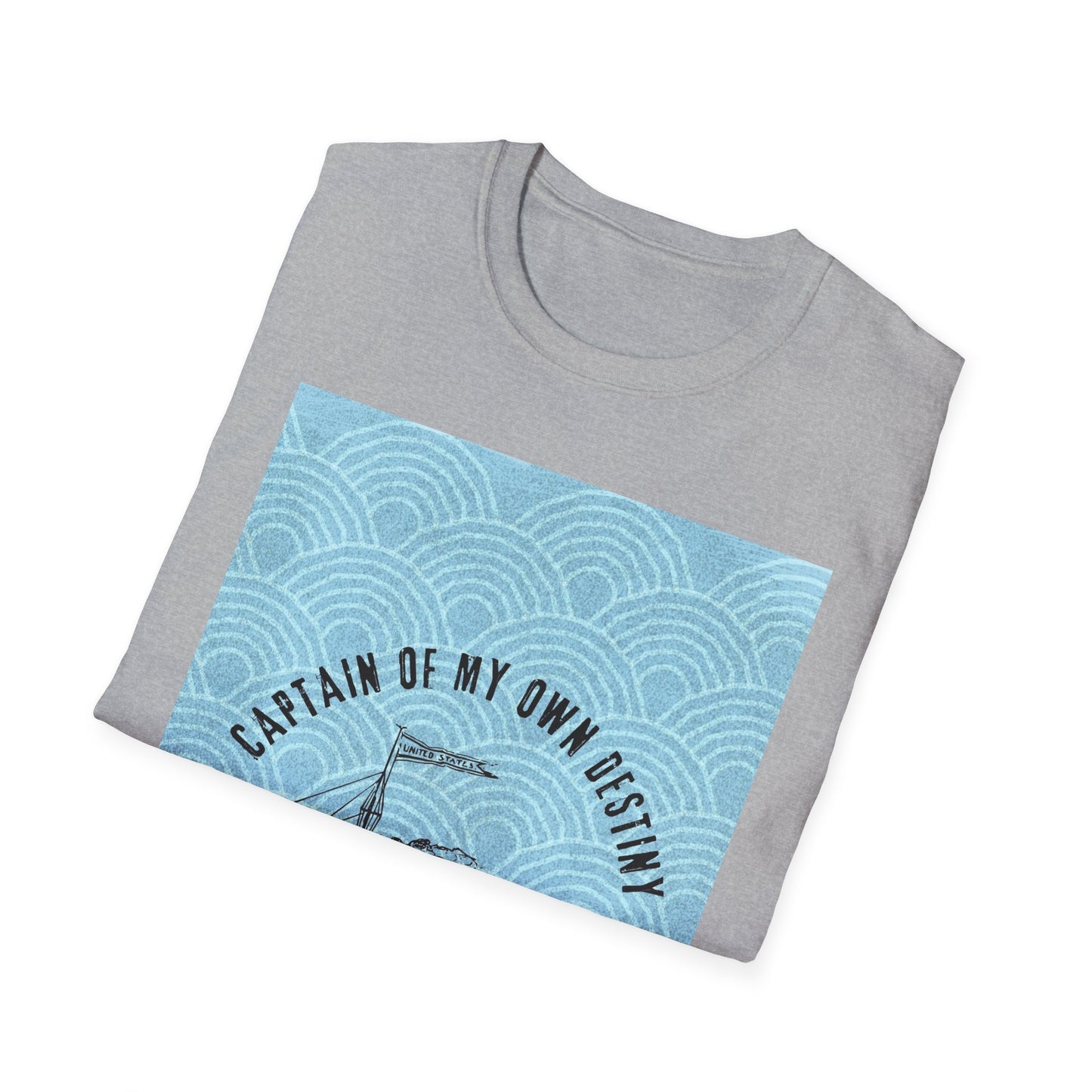 Captain of My Own Destiny T-Shirt | Inspirational, Nautical Tees, Gifts for Sailors, Motivational Apparel, Beachwear