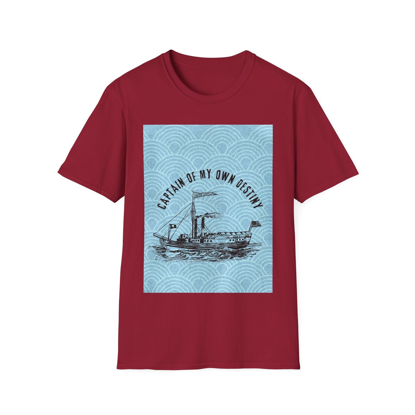 Captain of My Own Destiny T-Shirt | Inspirational, Nautical Tees, Gifts for Sailors, Motivational Apparel, Beachwear