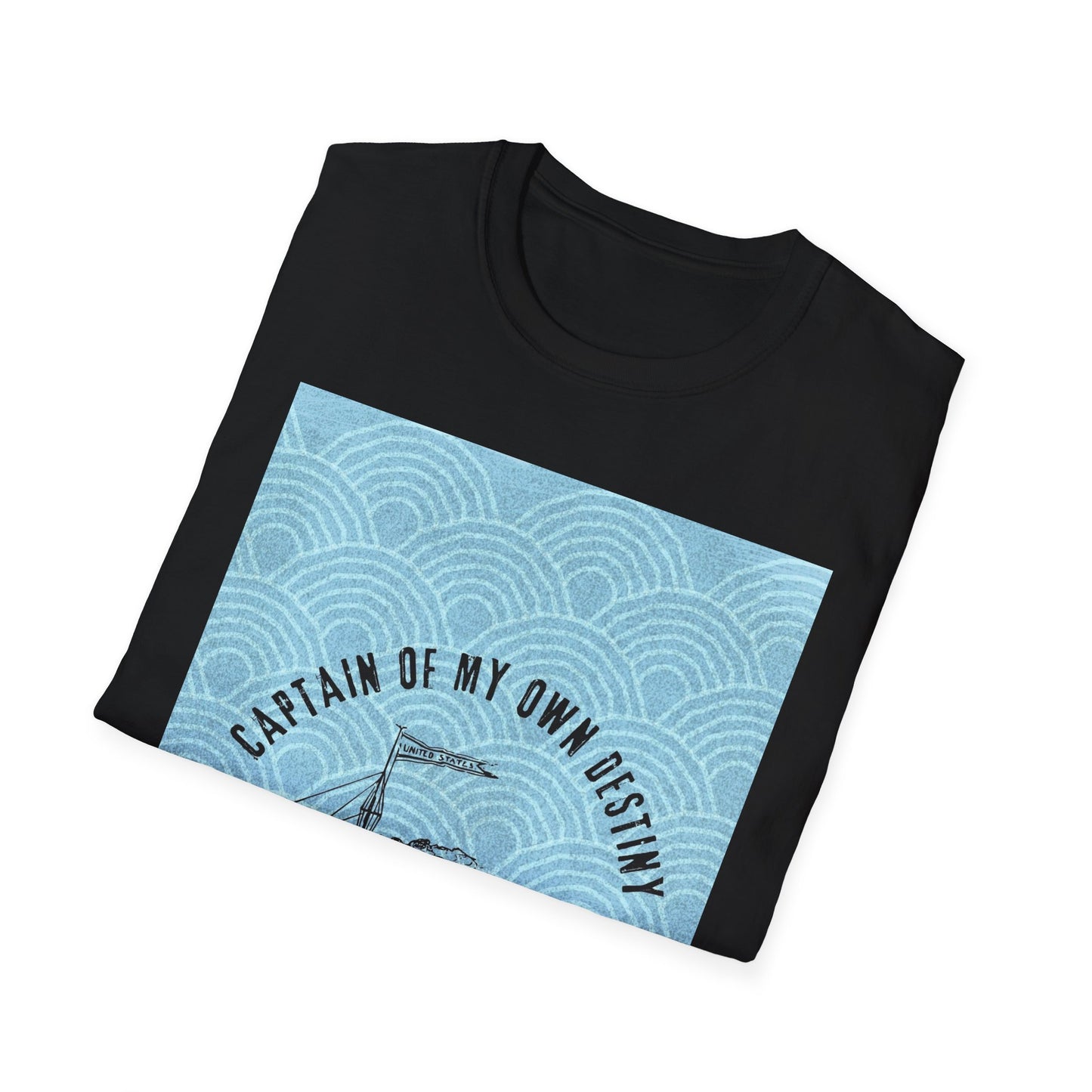 Captain of My Own Destiny T-Shirt | Inspirational, Nautical Tees, Gifts for Sailors, Motivational Apparel, Beachwear