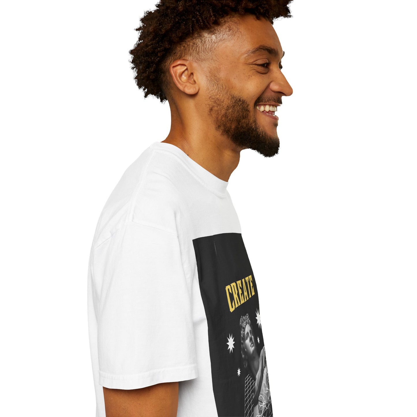 Creative Vibe T-Shirt with Retro Design, Perfect for Art Lovers, Casual Wear, Gifts for Artists, Unique Graphic Tee