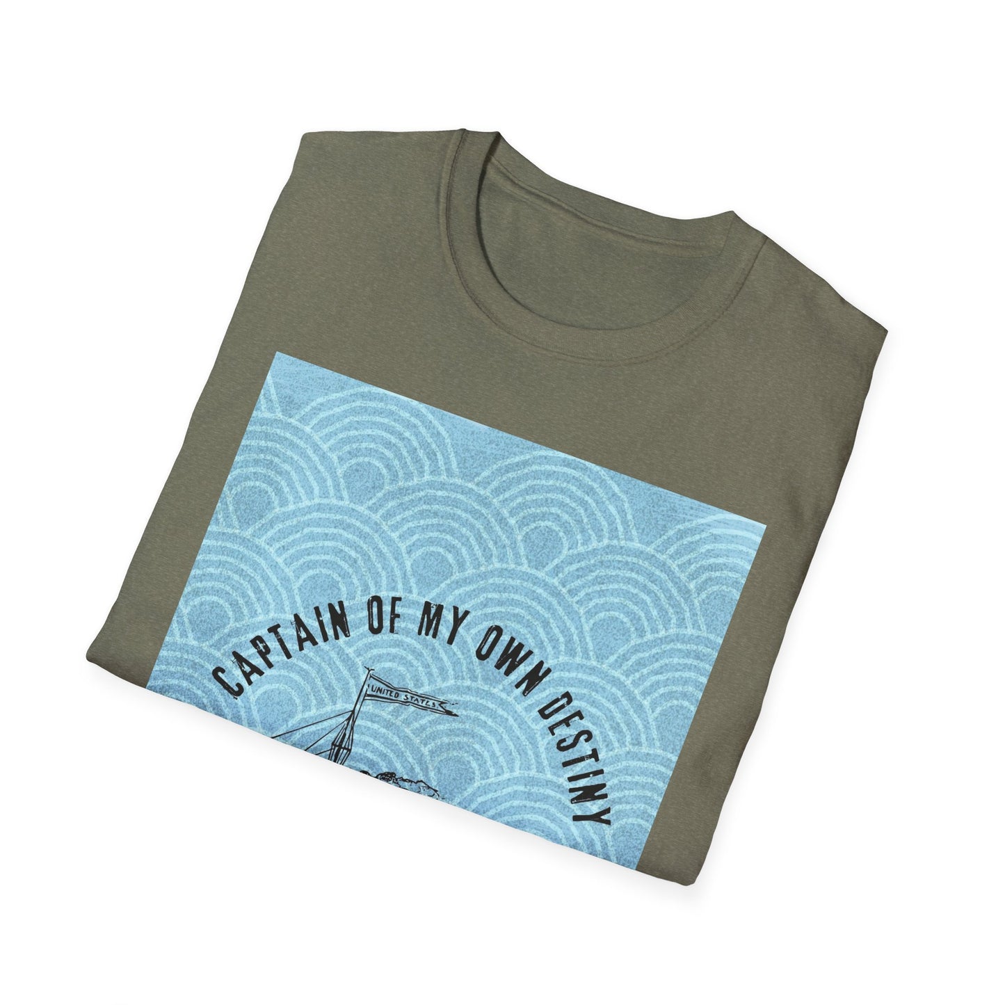Captain of My Own Destiny T-Shirt | Inspirational, Nautical Tees, Gifts for Sailors, Motivational Apparel, Beachwear