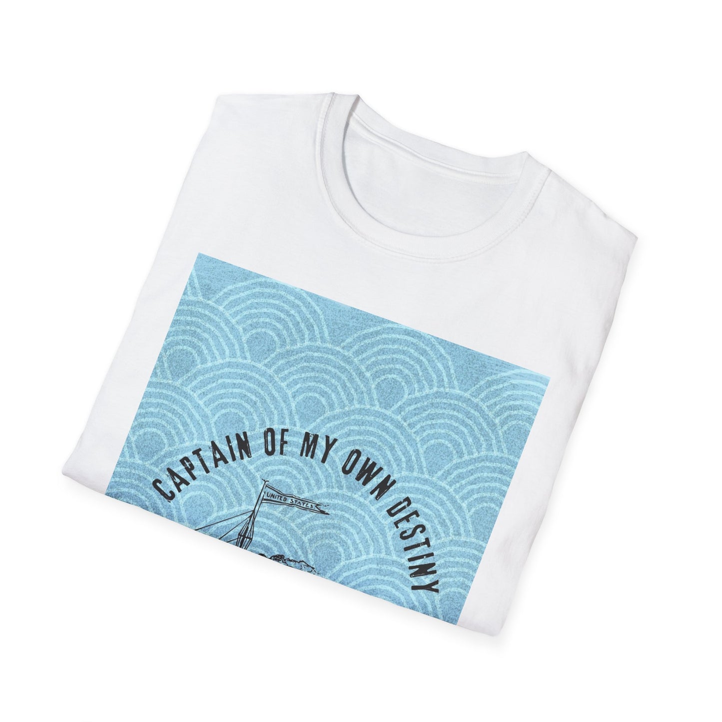 Captain of My Own Destiny T-Shirt | Inspirational, Nautical Tees, Gifts for Sailors, Motivational Apparel, Beachwear