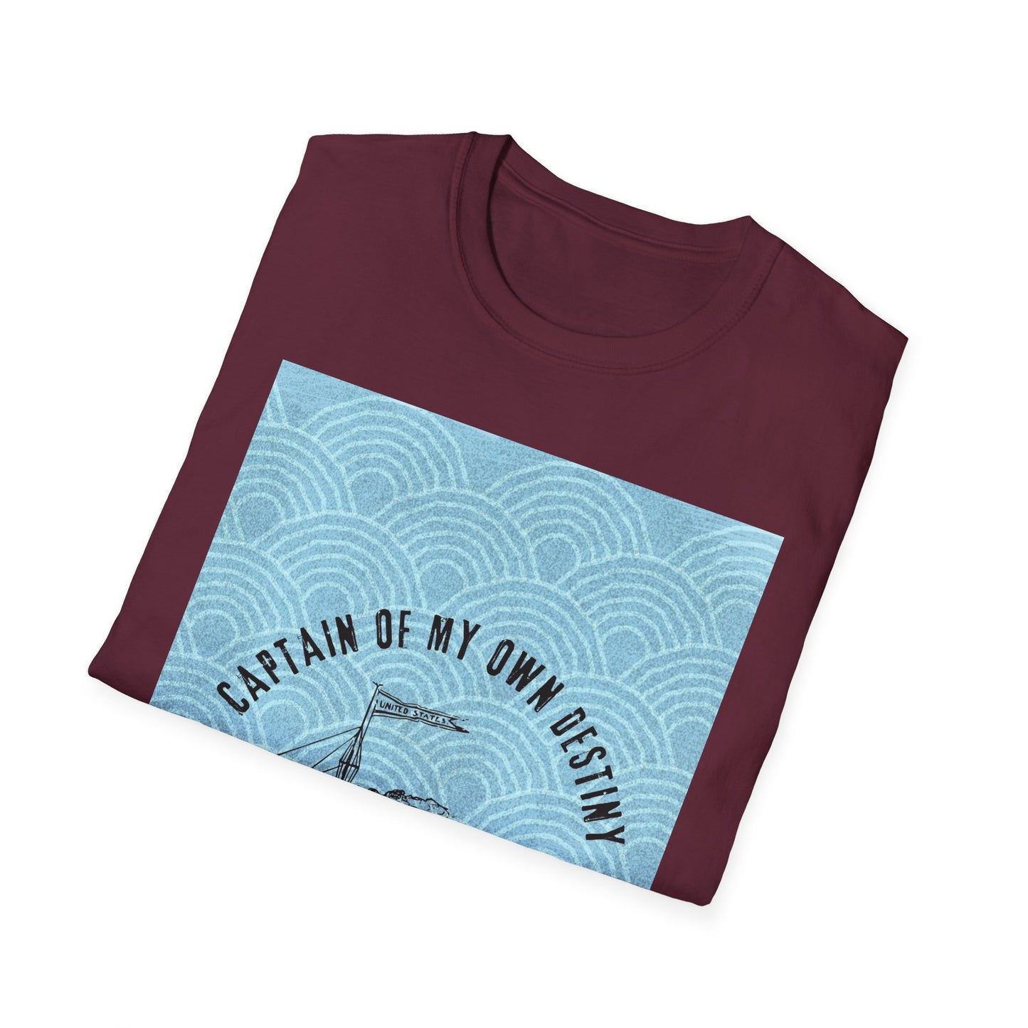 Captain of My Own Destiny T-Shirt | Inspirational, Nautical Tees, Gifts for Sailors, Motivational Apparel, Beachwear