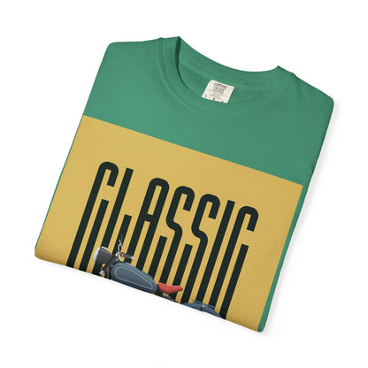 Classic Motorcycle Graphic T-Shirt - Vintage Style Tee, Unisex Gift, Biker Apparel, Casual Wear, Retro Fashion