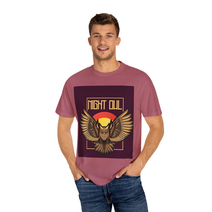 Night Owl Unisex Garment-Dyed T-Shirt | Vintage Graphic Tee for Night Owls, Gift for Bird Lovers, Casual Wear, Nature Enthusiast [...]