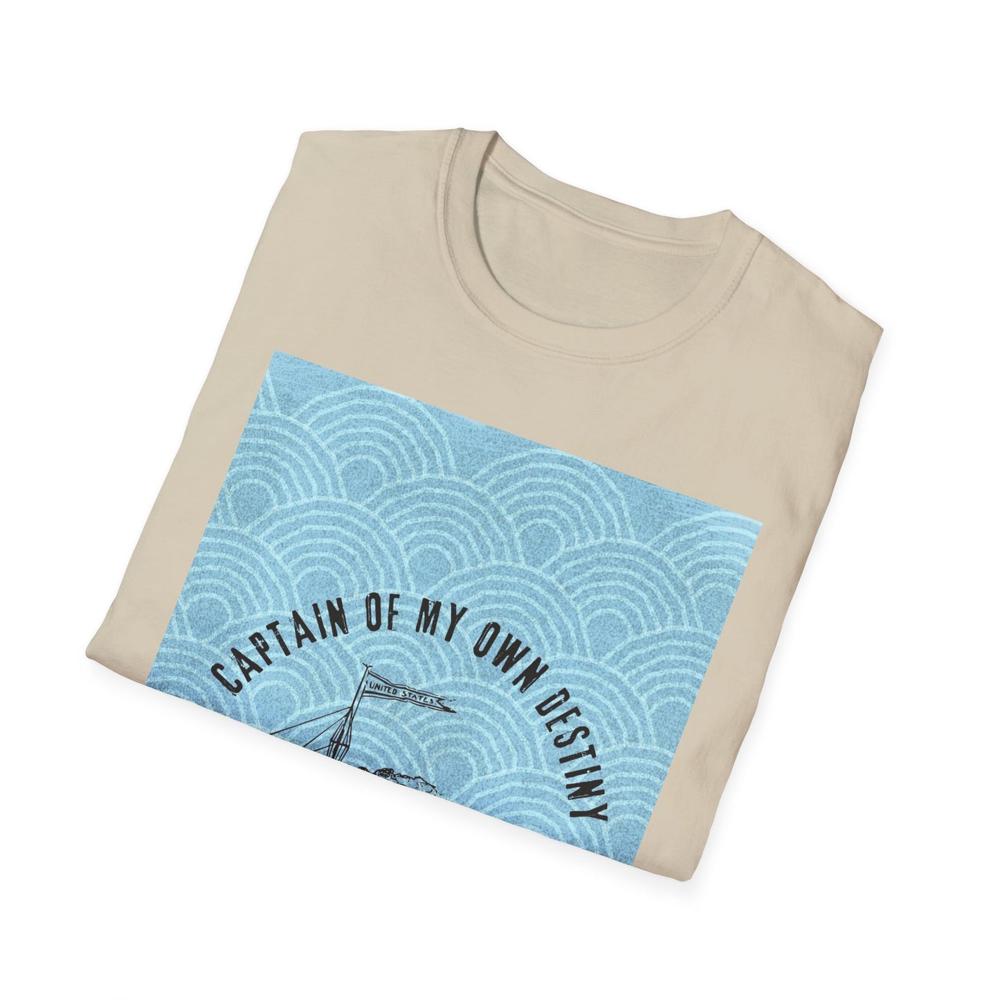 Captain of My Own Destiny T-Shirt | Inspirational, Nautical Tees, Gifts for Sailors, Motivational Apparel, Beachwear