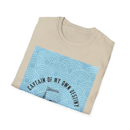 Captain of My Own Destiny T-Shirt | Inspirational, Nautical Tees, Gifts for Sailors, Motivational Apparel, Beachwear