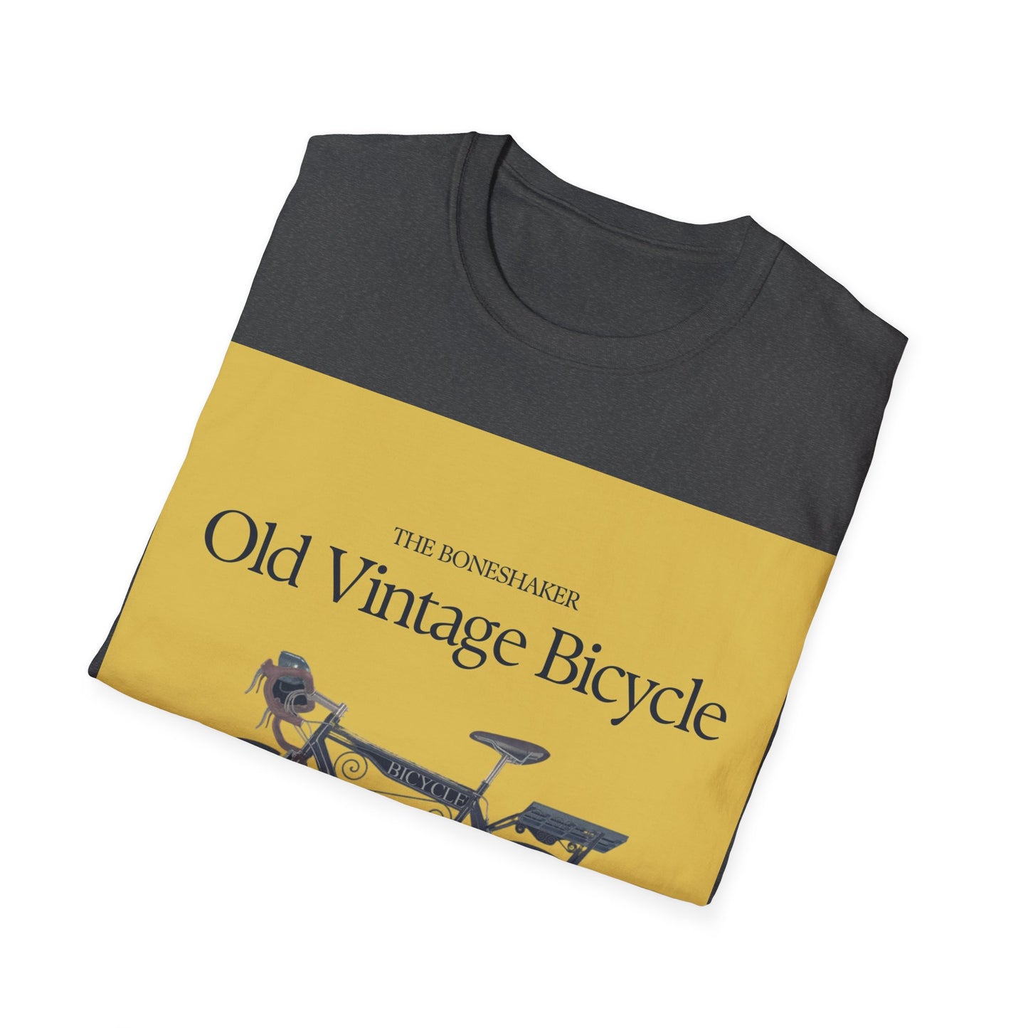 Vintage Bicycle Graphic Tee | Unisex Softstyle T-Shirt, Casual Wear, Cycling Gift, Retro Bike Lover, Everyday Comfort