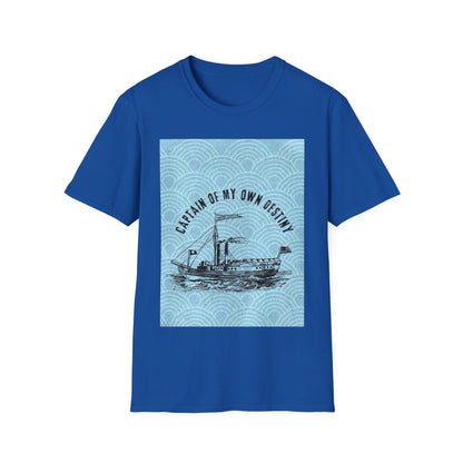 Captain of My Own Destiny T-Shirt | Inspirational, Nautical Tees, Gifts for Sailors, Motivational Apparel, Beachwear