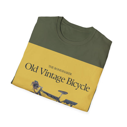 Vintage Bicycle Graphic Tee | Unisex Softstyle T-Shirt, Casual Wear, Cycling Gift, Retro Bike Lover, Everyday Comfort
