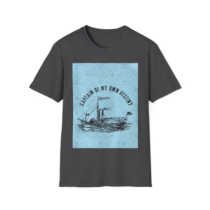 Captain of My Own Destiny T-Shirt | Inspirational, Nautical Tees, Gifts for Sailors, Motivational Apparel, Beachwear