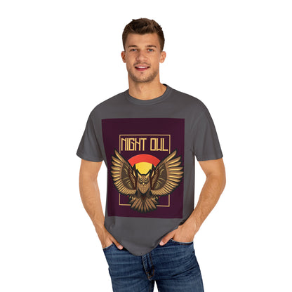 Night Owl Unisex Garment-Dyed T-Shirt | Vintage Graphic Tee for Night Owls, Gift for Bird Lovers, Casual Wear, Nature Enthusiast [...]