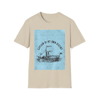 Captain of My Own Destiny T-Shirt | Inspirational, Nautical Tees, Gifts for Sailors, Motivational Apparel, Beachwear