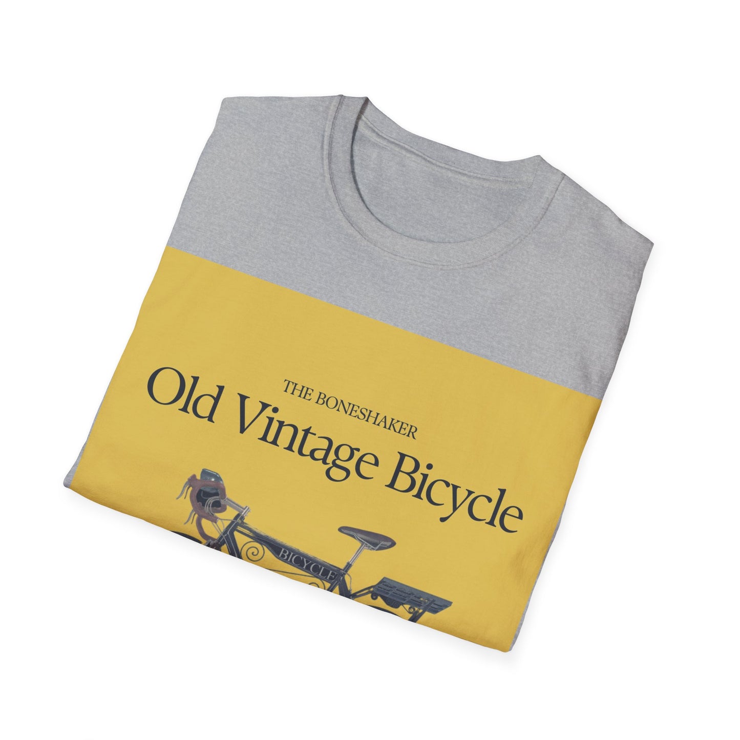Vintage Bicycle Graphic Tee | Unisex Softstyle T-Shirt, Casual Wear, Cycling Gift, Retro Bike Lover, Everyday Comfort