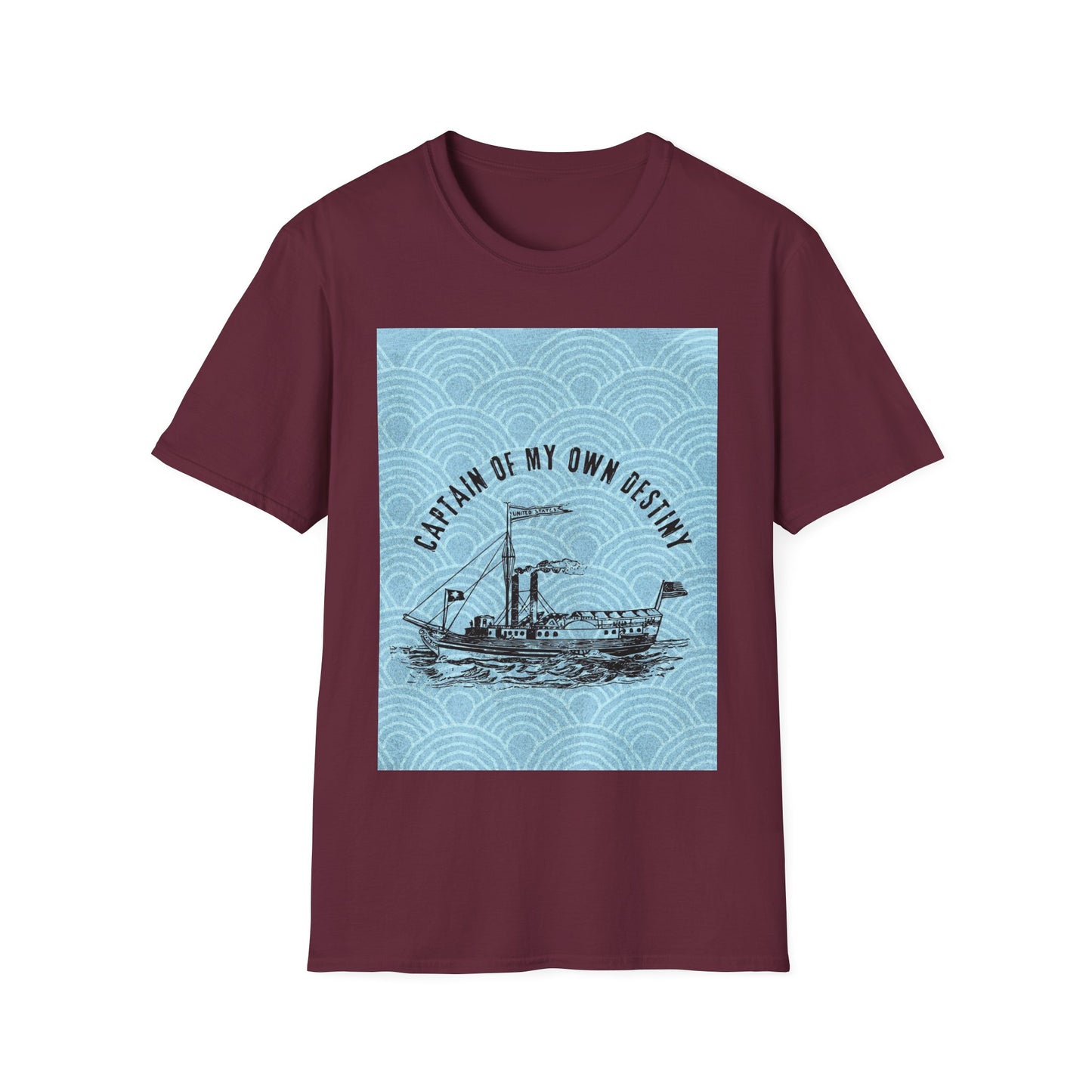 Captain of My Own Destiny T-Shirt | Inspirational, Nautical Tees, Gifts for Sailors, Motivational Apparel, Beachwear