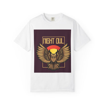 Night Owl Unisex Garment-Dyed T-Shirt | Vintage Graphic Tee for Night Owls, Gift for Bird Lovers, Casual Wear, Nature Enthusiast [...]