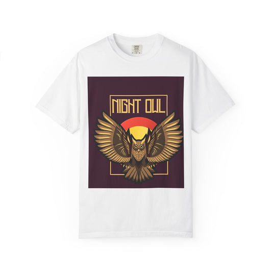 Night Owl Unisex Garment-Dyed T-Shirt | Vintage Graphic Tee for Night Owls, Gift for Bird Lovers, Casual Wear, Nature Enthusiast [...]