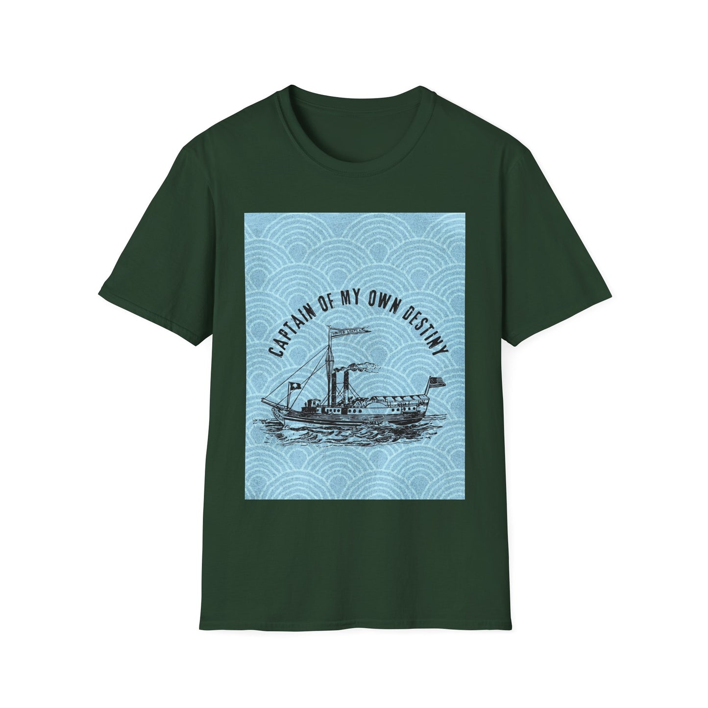 Captain of My Own Destiny T-Shirt | Inspirational, Nautical Tees, Gifts for Sailors, Motivational Apparel, Beachwear