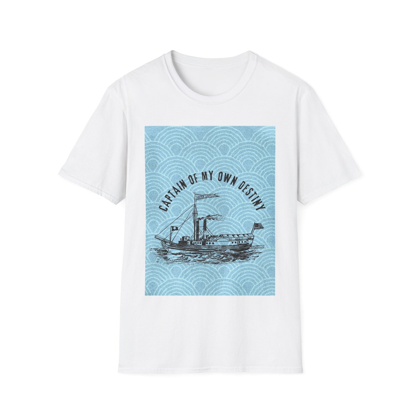 Captain of My Own Destiny T-Shirt | Inspirational, Nautical Tees, Gifts for Sailors, Motivational Apparel, Beachwear