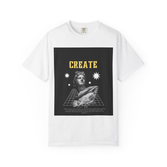 Creative Vibe T-Shirt with Retro Design, Perfect for Art Lovers, Casual Wear, Gifts for Artists, Unique Graphic Tee