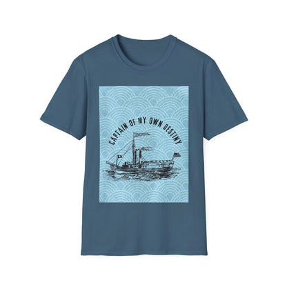 Captain of My Own Destiny T-Shirt | Inspirational, Nautical Tees, Gifts for Sailors, Motivational Apparel, Beachwear