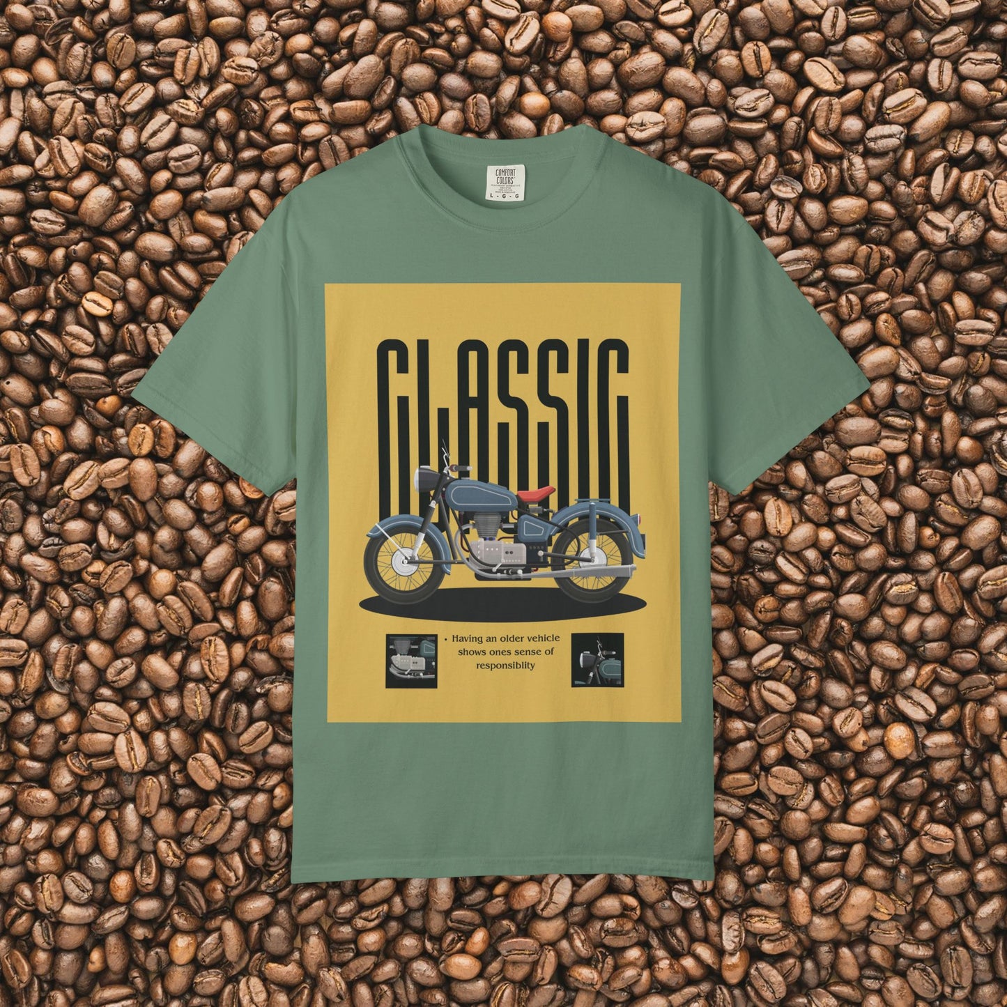 Classic Motorcycle Graphic T-Shirt - Vintage Style Tee, Unisex Gift, Biker Apparel, Casual Wear, Retro Fashion