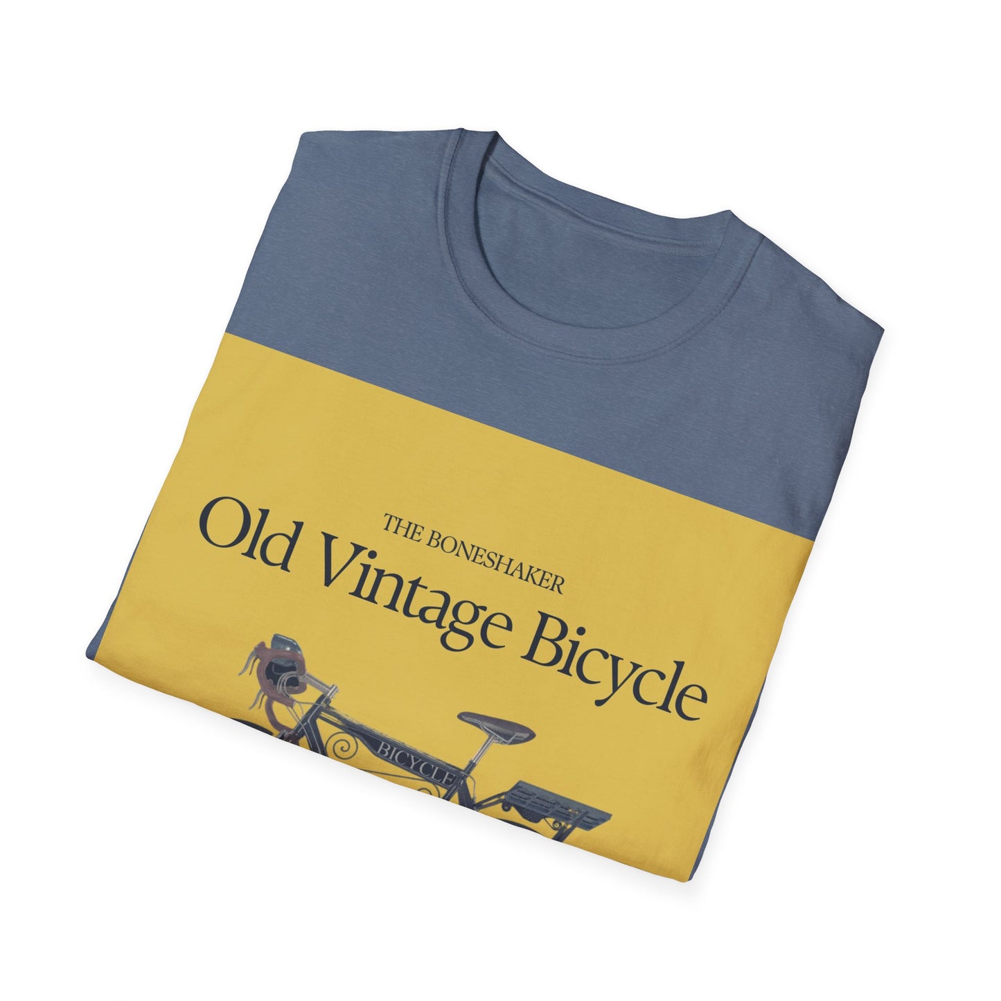 Vintage Bicycle Graphic Tee | Unisex Softstyle T-Shirt, Casual Wear, Cycling Gift, Retro Bike Lover, Everyday Comfort